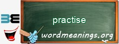 WordMeaning blackboard for practise